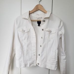 GAP Classic White Denim Jacket